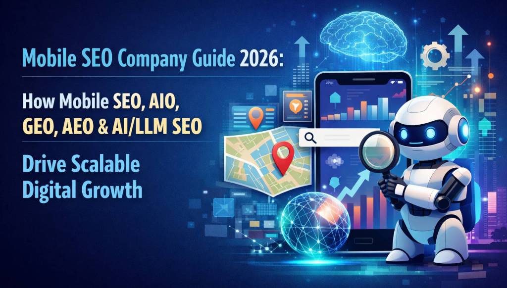 Mobile SEO Company Guide 2026: How Mobile SEO, AIO, GEO, AEO & AI/LLM SEO Drive Scalable Digital&nbsp;Growth